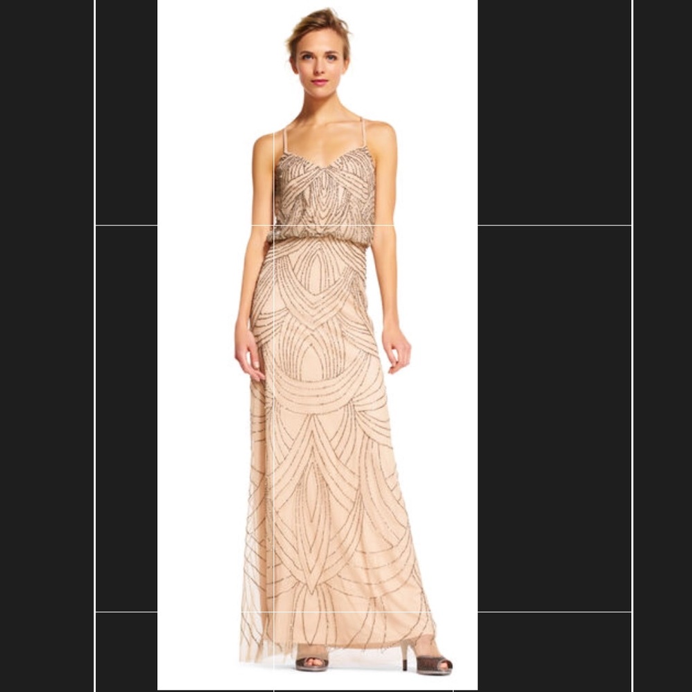 Adriana Papell Evening gown.